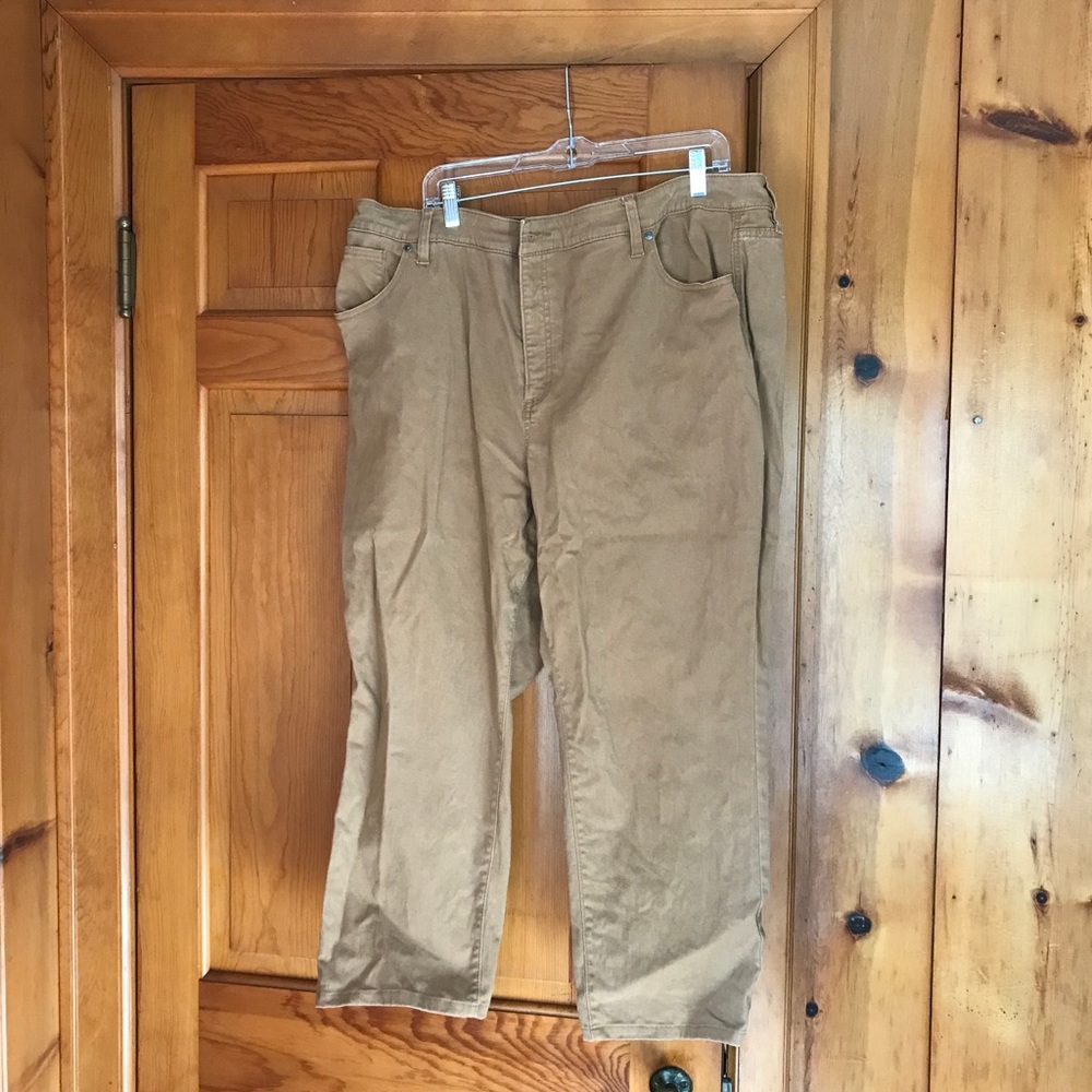 Style & Co. Women's Tan Straight Leg Jeans Size 20W